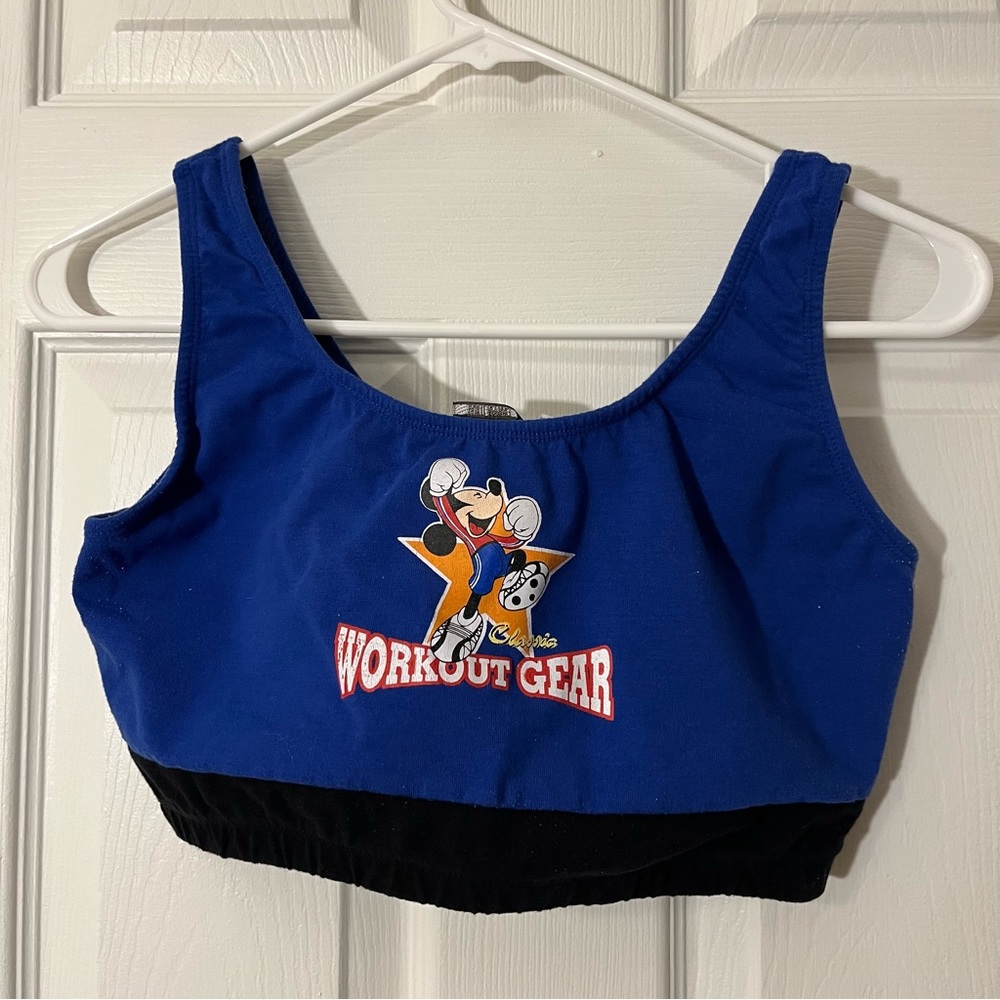 Vintage Disney Mickey Unlimited Sports Bra